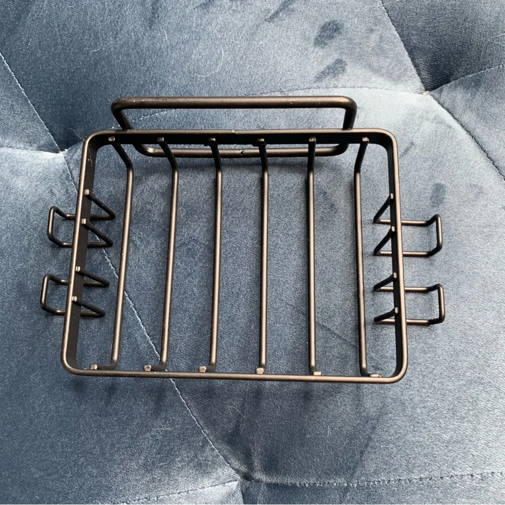 Set of 4 shower bathroom organizers soap dish tray
